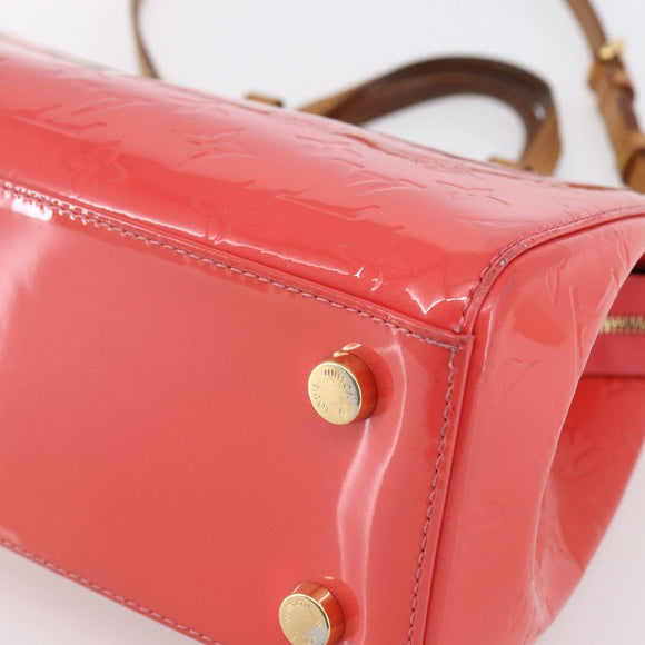 LOUIS VUITTON Monogram Vernis Blair MM Hand Bag Rose Rich M90262 LV Auth 147462