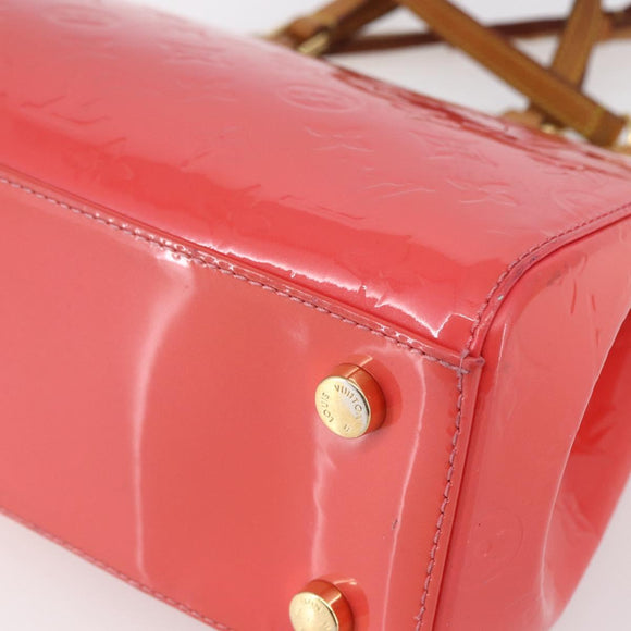 LOUIS VUITTON Monogram Vernis Blair MM Hand Bag Rose Rich M90262 LV Auth 147462