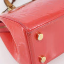 LOUIS VUITTON Monogram Vernis Blair MM Hand Bag Rose Rich M90262 LV Auth 147462-9