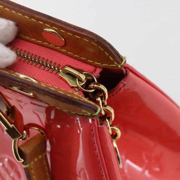 LOUIS VUITTON Monogram Vernis Blair MM Hand Bag Rose Rich M90262 LV Auth 147462