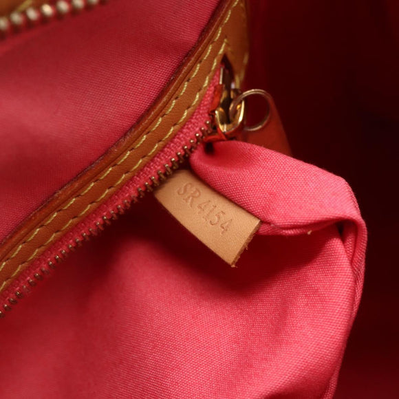 LOUIS VUITTON Monogram Vernis Blair MM Hand Bag Rose Rich M90262 LV Auth 147462