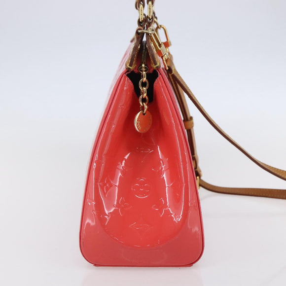 LOUIS VUITTON Monogram Vernis Blair MM Hand Bag Rose Rich M90262 LV Auth 147462