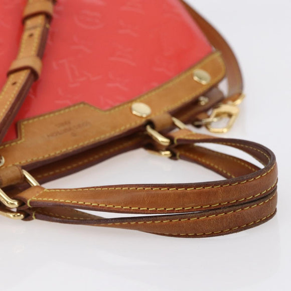 LOUIS VUITTON Monogram Vernis Blair MM Hand Bag Rose Rich M90262 LV Auth 147462