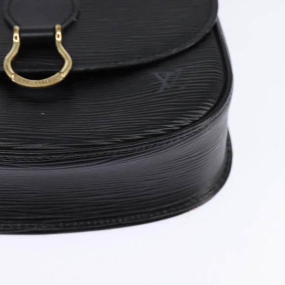 LOUIS VUITTON Epi Saint Cloud PM Shoulder Bag Black M52212 LV Auth 147467
