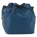 LOUIS VUITTON Epi Petit Noe Shoulder Bag Blue M44105 LV Auth 147470-1