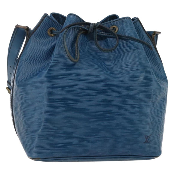 LOUIS VUITTON Epi Petit Noe Shoulder Bag Blue M44105 LV Auth 147470