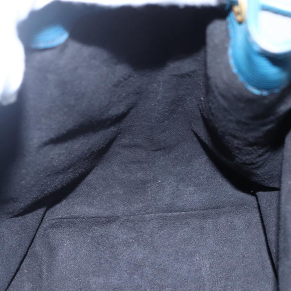 LOUIS VUITTON Epi Petit Noe Shoulder Bag Blue M44105 LV Auth 147470