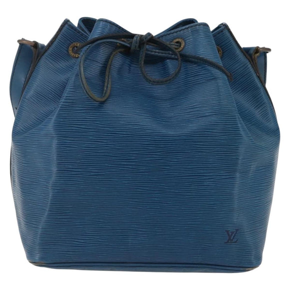 LOUIS VUITTON Epi Petit Noe Shoulder Bag Blue M44105 LV Auth 147470
