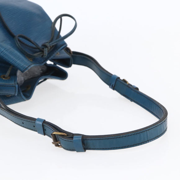LOUIS VUITTON Epi Petit Noe Shoulder Bag Blue M44105 LV Auth 147470