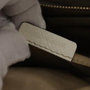 BURBERRY Nova Check Tote Bag PVC Leather 2way Beige Gold Auth 147477-23