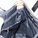 BURBERRY Nova Check Tote Bag Canvas Beige Gold Auth 147478-21