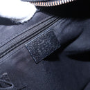 GUCCI GG Canvas Web Sherry Line Shoulder Bag Black Silver 169937 Auth 147480-18