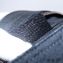 GUCCI GG Canvas Web Sherry Line Shoulder Bag Black Silver 169937 Auth 147480-12