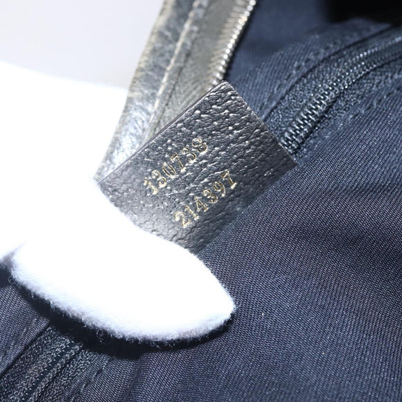 GUCCI GG Canvas Abbey Shoulder Bag Beige Gold 130738 Auth 147482