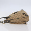 GUCCI GG Canvas Abbey Shoulder Bag Beige Gold 130738 Auth 147482-3