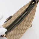 GUCCI GG Canvas Abbey Shoulder Bag Beige Gold 130738 Auth 147482-6