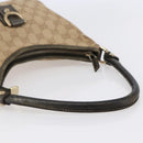 GUCCI GG Canvas Abbey Shoulder Bag Beige Gold 130738 Auth 147482-7