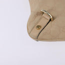 GUCCI GG Canvas Guccissima Abbey Bag Leather Beige Gold 131326 Auth 147484-15