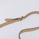 GUCCI GG Canvas Guccissima Abbey Bag Leather Beige Gold 131326 Auth 147484-8