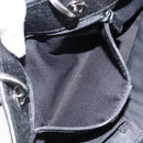 GUCCI GG Canvas Hand Bag Black Silver 120844 Auth 147485-11