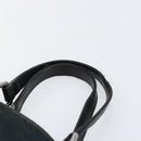 GUCCI GG Canvas Hand Bag Black Silver 120844 Auth 147485-8