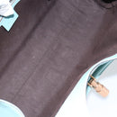 GUCCI New Jerky Shoulder Bag Leather Blue Gold 124407 Auth 147486-10