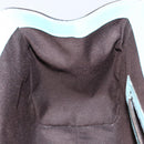 GUCCI New Jerky Shoulder Bag Leather Blue Gold 124407 Auth 147486-20