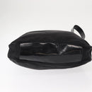 GUCCI Bamboo Hand Bag Nylon 2way Black Silver 001 1998 1577 Auth 147488-5