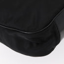 GUCCI Bamboo Hand Bag Nylon 2way Black Silver 001 1998 1577 Auth 147488-15