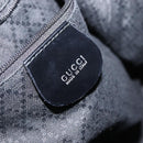 GUCCI Bamboo Hand Bag Nylon 2way Black Silver 001 1998 1577 Auth 147488-18