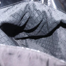 GUCCI Bamboo Hand Bag Nylon 2way Black Silver 001 1998 1577 Auth 147488-20