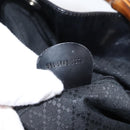 GUCCI Bamboo Hand Bag Nylon 2way Black Silver 001 1998 1577 Auth 147488-12