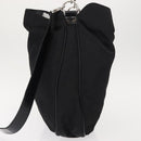 GUCCI Bamboo Hand Bag Nylon 2way Black Silver 001 1998 1577 Auth 147488-3