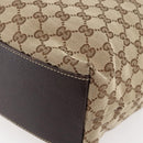 GUCCI GG Canvas Tote Bag Beige Gold 153009 Auth 147489-16