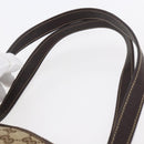 GUCCI GG Canvas Tote Bag Beige Gold 153009 Auth 147489-9