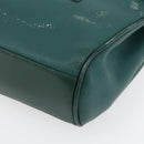 GUCCI Shoulder Bag Leather Green Gold 001 115 1199 Auth 147490-9