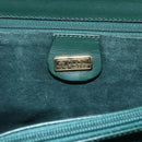 GUCCI Shoulder Bag Leather Green Gold 001 115 1199 Auth 147490-18