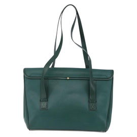 GUCCI Shoulder Bag Leather Green Gold 001 115 1199 Auth 147490 - 0