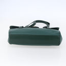 GUCCI Shoulder Bag Leather Green Gold 001 115 1199 Auth 147490-5