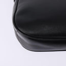 GUCCI Web Sherry Line Bag Leather Black Gold Red 001 406 0552 Auth 147492-16