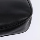 GUCCI Web Sherry Line Bag Leather Black Gold Red 001 406 0552 Auth 147492-17