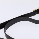 GUCCI Web Sherry Line Bag Leather Black Gold Red 001 406 0552 Auth 147492-14