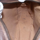 GUCCI GG Supreme Web Sherry Line Clutch Bag Beige Gold 156 01 034 Auth 147494-20