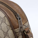 GUCCI GG Supreme Web Sherry Line Clutch Bag PVC Beige Gold 89 01 034 Auth 147495-10