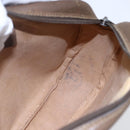 GUCCI GG Supreme Web Sherry Line Clutch Bag PVC Beige Gold 89 01 034 Auth 147495-19