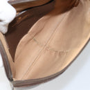 GUCCI GG Supreme Web Sherry Line Bag PVC Beige Gold 904 02 047 Auth 147496-11