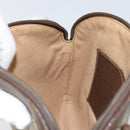 GUCCI GG Supreme Web Sherry Line Bag PVC Beige Gold 904 02 047 Auth 147496-22