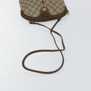 GUCCI GG Supreme Web Sherry Line Bag PVC Beige Gold 904 02 047 Auth 147496-7