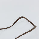 GUCCI GG Supreme Web Sherry Line Bag PVC Beige Gold 904 02 047 Auth 147496-8