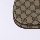 GUCCI GG Supreme Web Sherry Line Shoulder Bag PVC Beige 10 02 051 Auth 147497-15